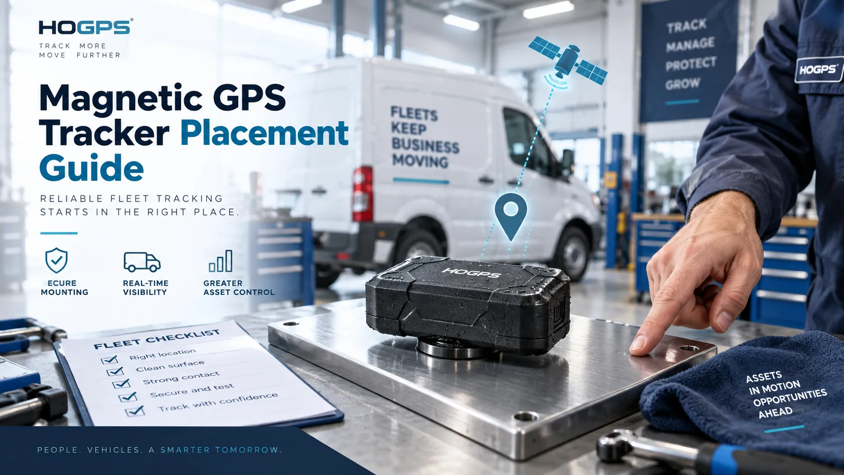 Where to Place a Magnetic GPS Tracker for Reliable Vehicle and Asset Tracking