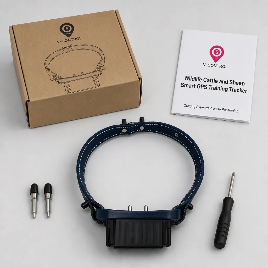 GPS трекер для коров с LoRaWAN и 4G, умный ошейник для мониторинга стада 中文: