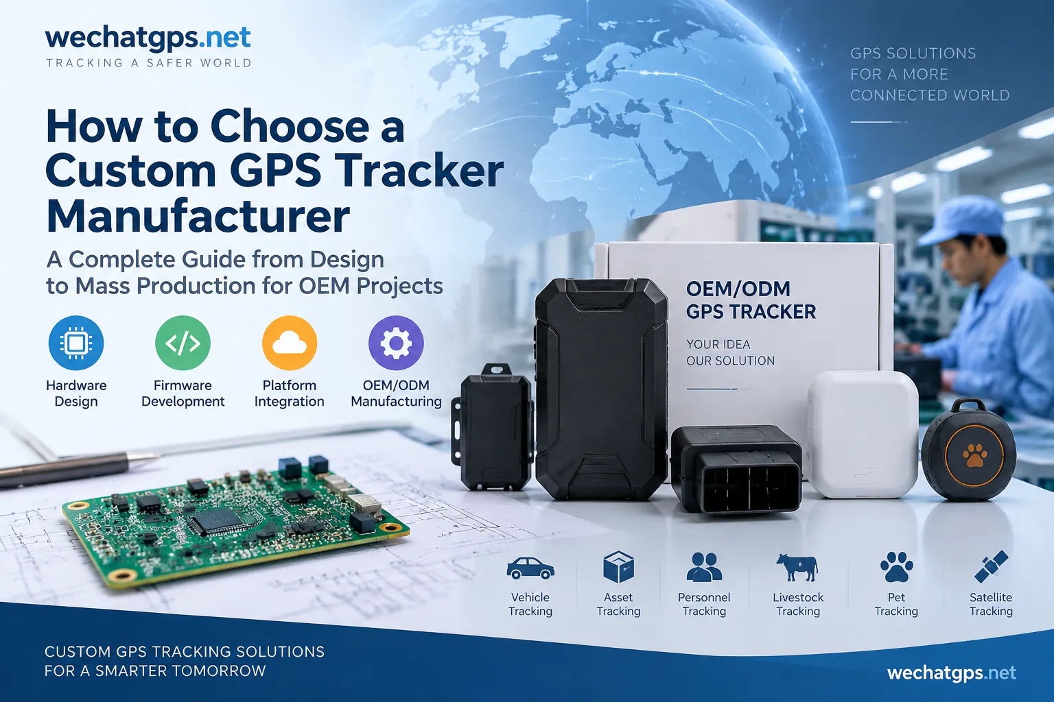 How to Choose a Custom GPS Tracker Manufacturer for OEM Projects