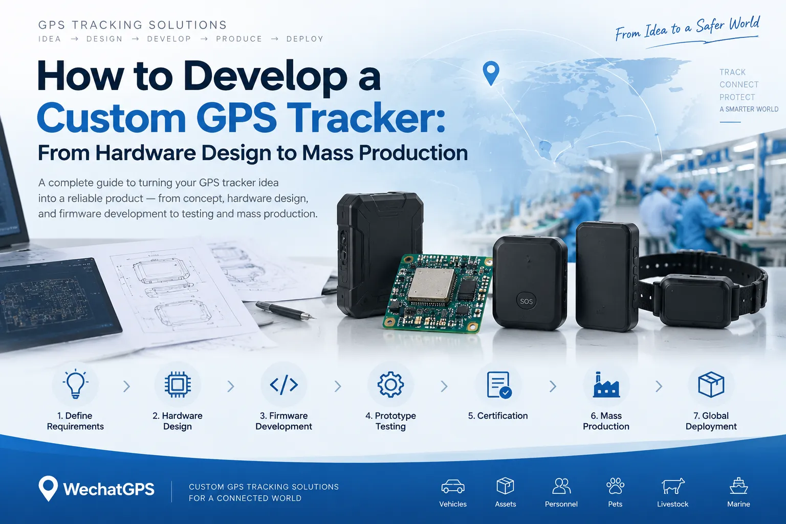 How to Develop a Custom GPS Tracker: From Hardware Design to Mass Production