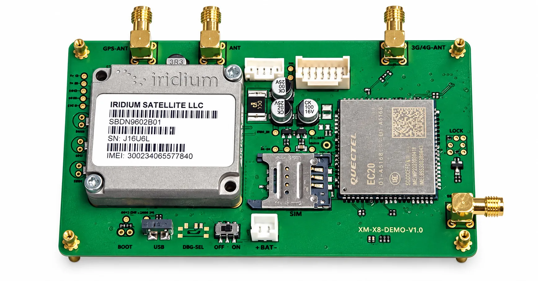 Satellite GPS Tracker PCBA Design | Direct Communication Without Cellular SIM