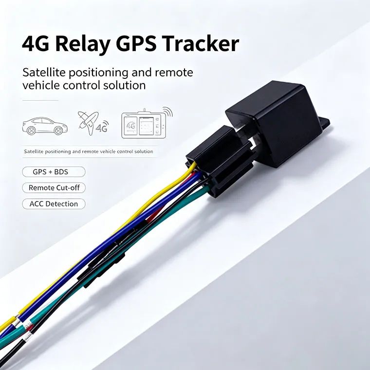 4G Relay GPS Tracker for Cars