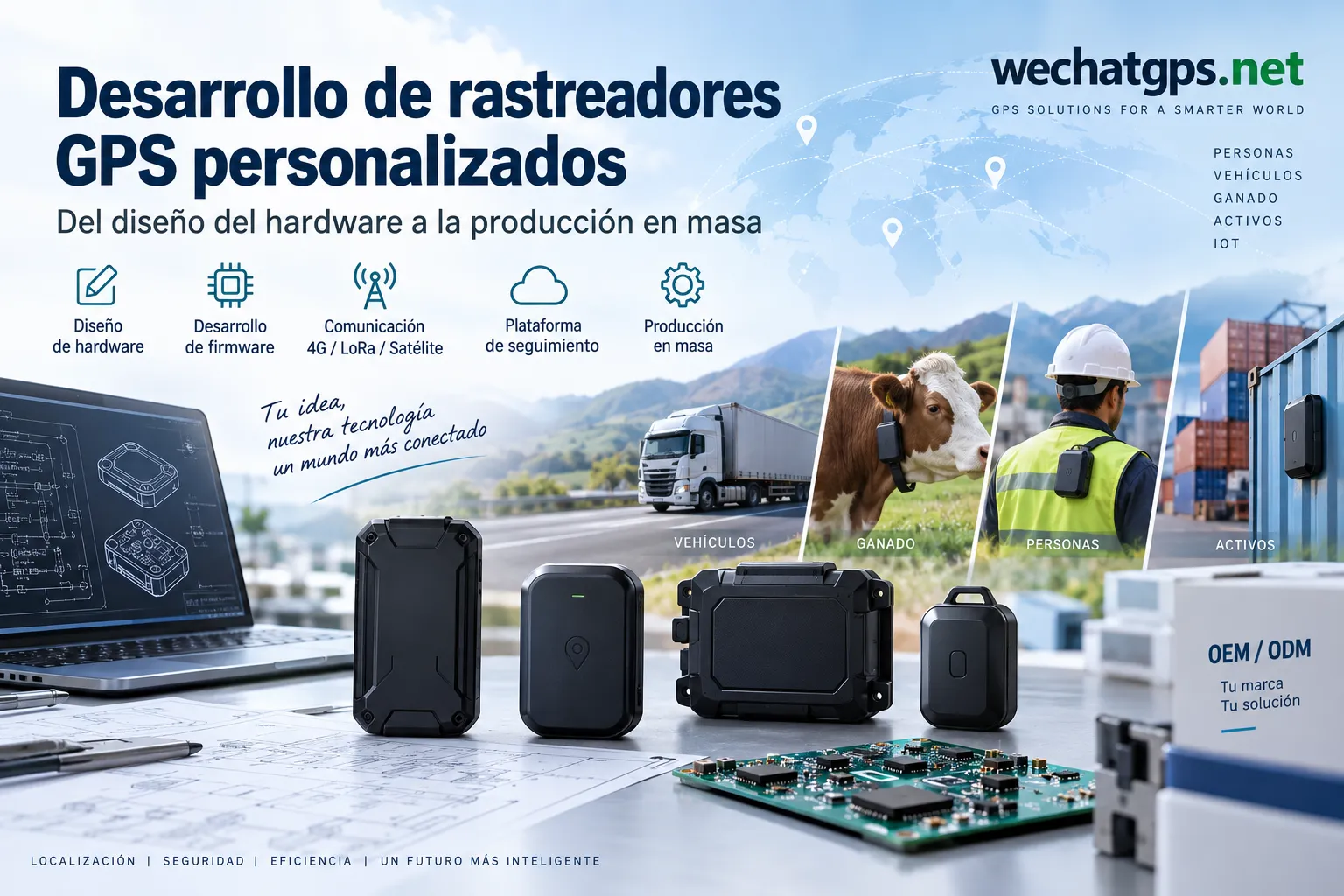 Desarrollo de rastreadores GPS personalizados: del diseño del hardware a la producción en masa
